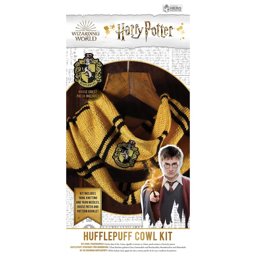 Harry Potter Hufflepuff Cowl Knit Kit Image 1