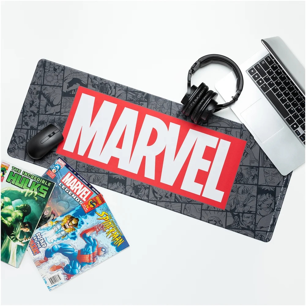 Marvel Logo Desk Mat Image 1