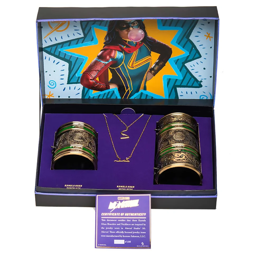 Ms Marvel Kamala Khan Bracelets and Pendants Replica Set - Zavvi UK Exclusive (Only 100 Available) Image 1
