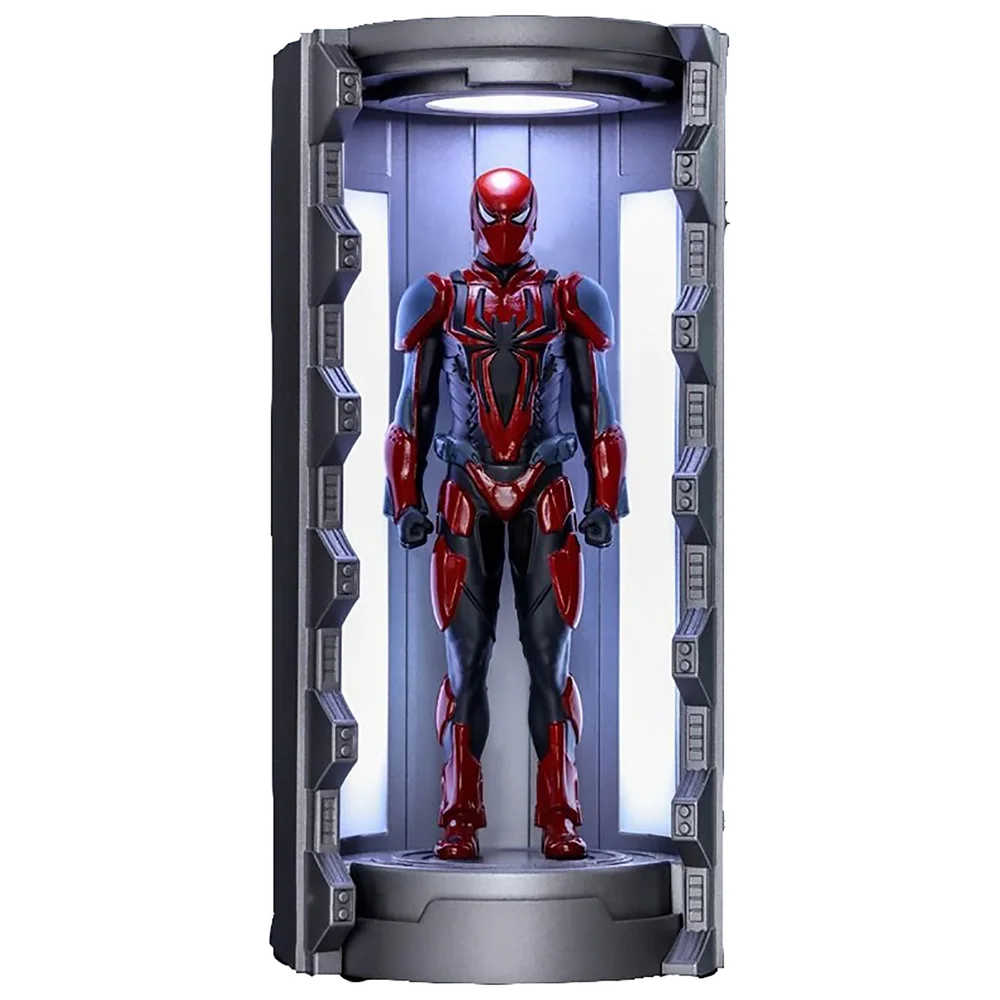 Hot Toys Marvel's Spider-Man Mk III Suit with Spider-Man Armory Video Game Masterpiece Compact Miniature Figure Image 1