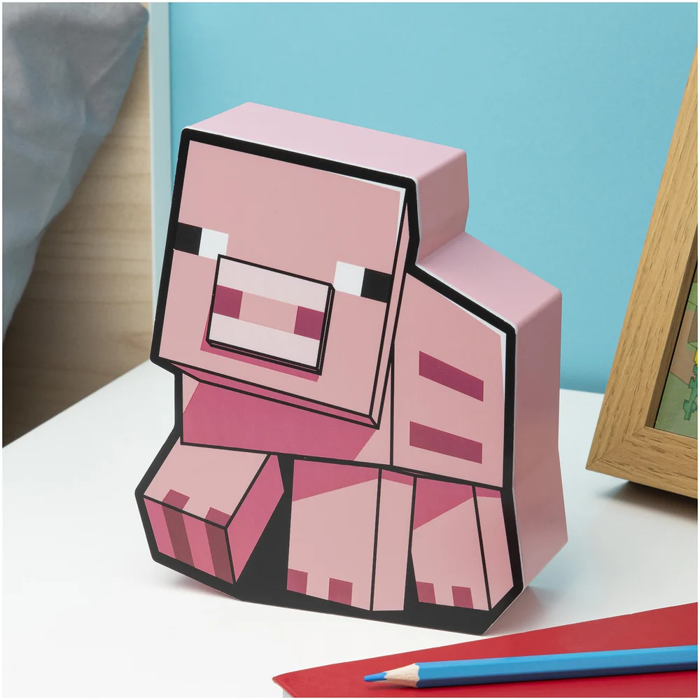 Minecraft Pig 2D Box Light Image 1