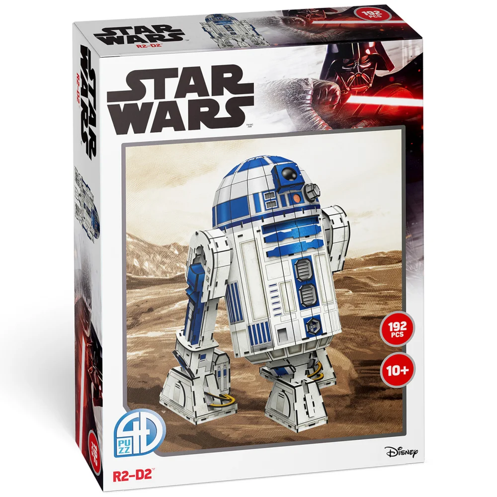 Star Wars R2-D2 Paper Core 3D Puzzle Model Image 1