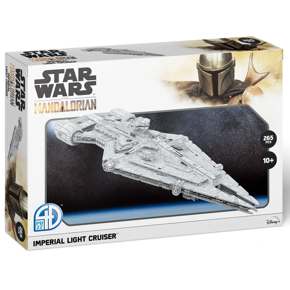 Star Wars: The Mandalorian Imperial Light Cruiser Paper Core 3D Puzzle Model Image 1