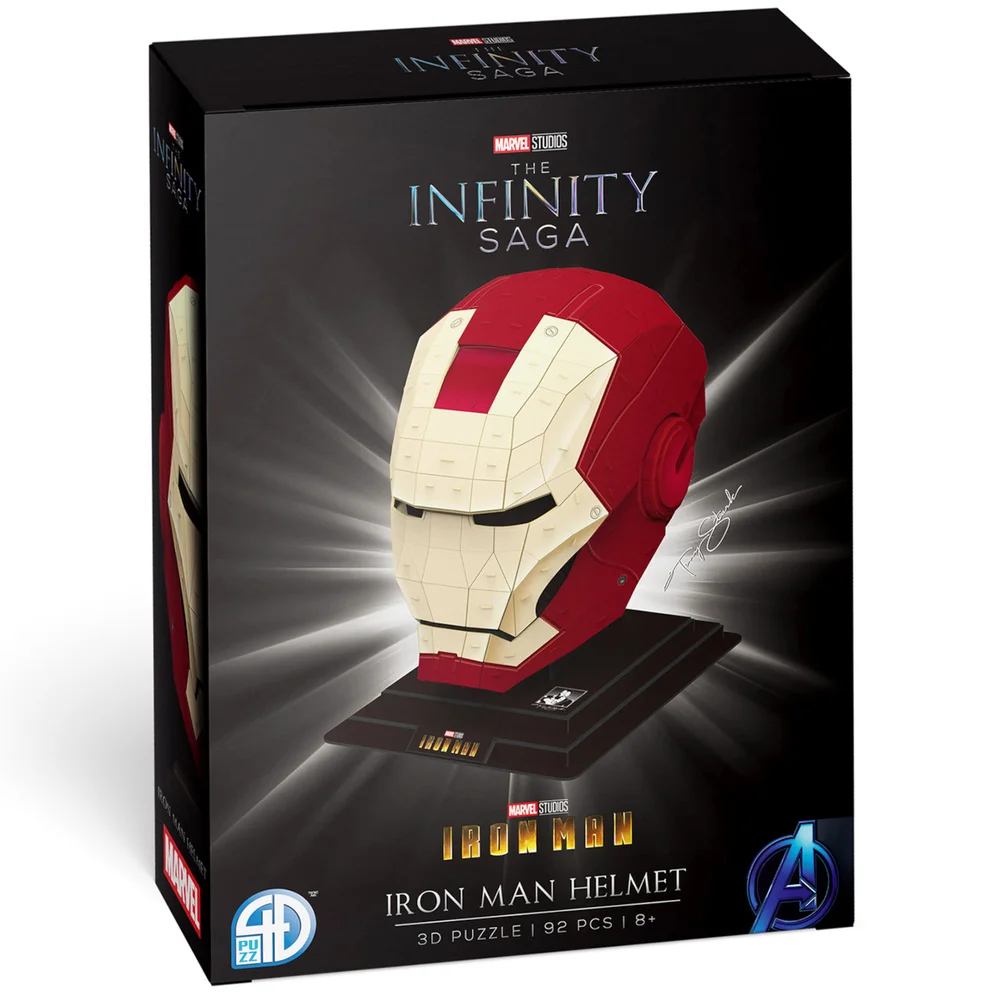 Marvel Studios: Iron Man Helmet Paper Core 3D Puzzle Model Image 1