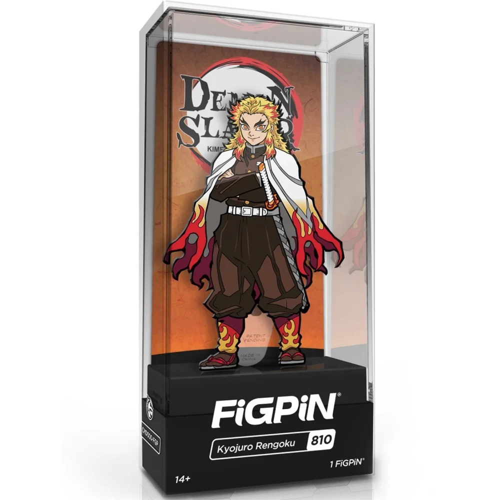 FiGPiN Demon Slayer 3" Enamel Pin - Kyojuro Rengoku Image 1