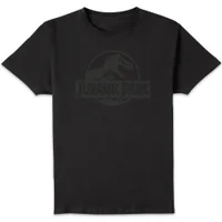 Jurassic Park Monochrome Men's T-Shirt - Black