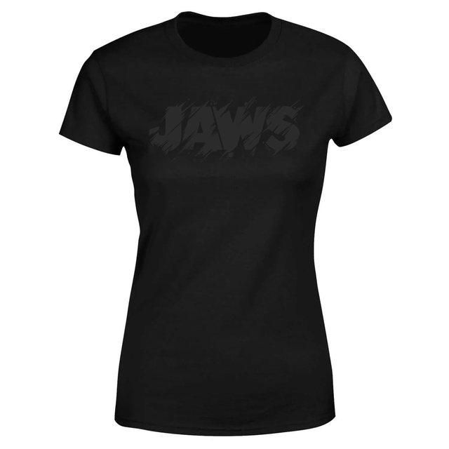 Jaws Monochrome Women's T-Shirt - Black
