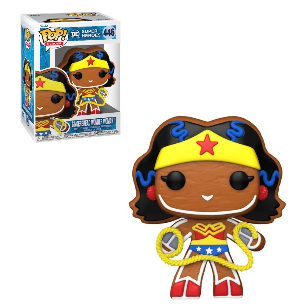 DC Comics Gingerbread Wonder Woman Funko Pop! Vinyl Image 1
