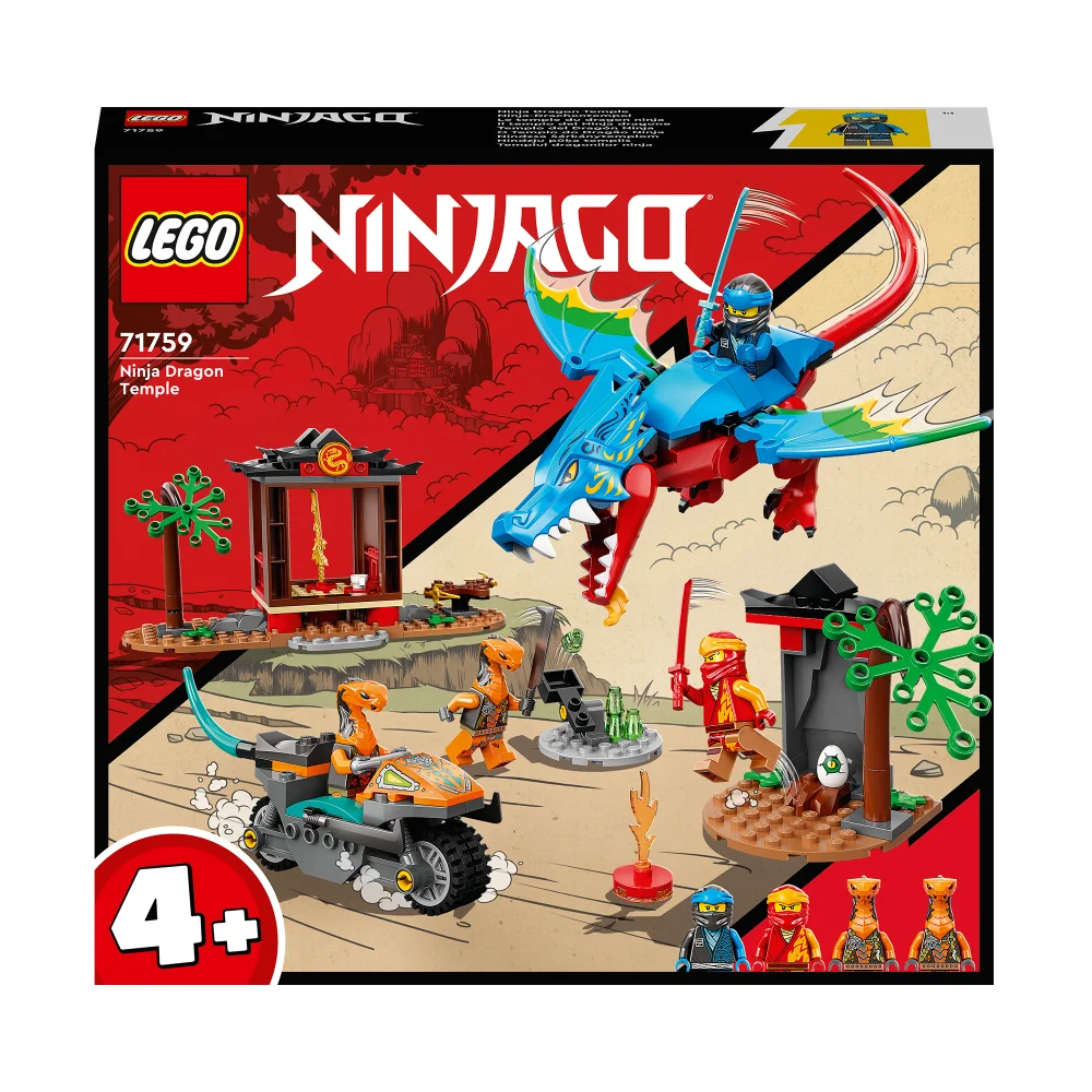 LEGO NINJAGO: Ninja Dragon Temple Toy Motorbike Set (71759) Image 1