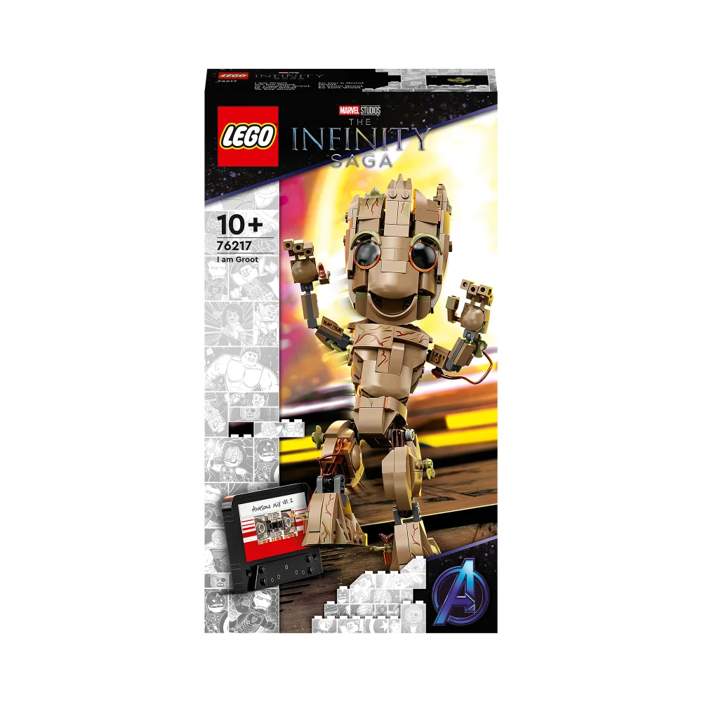 LEGO Marvel I am Groot Set, Baby Groot Buildable Toy (76217) Image 1