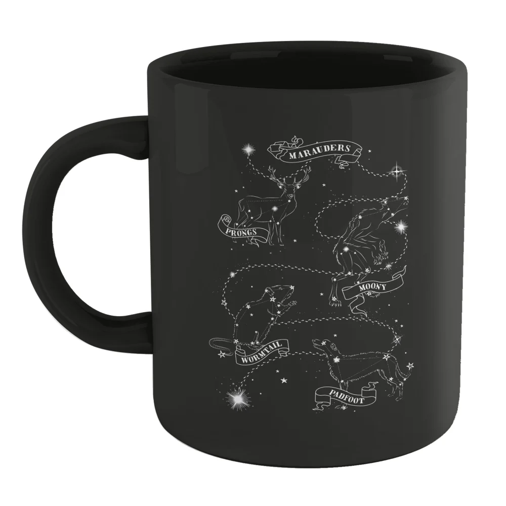 Harry Potter Marauders Map Mug - Black Image 1