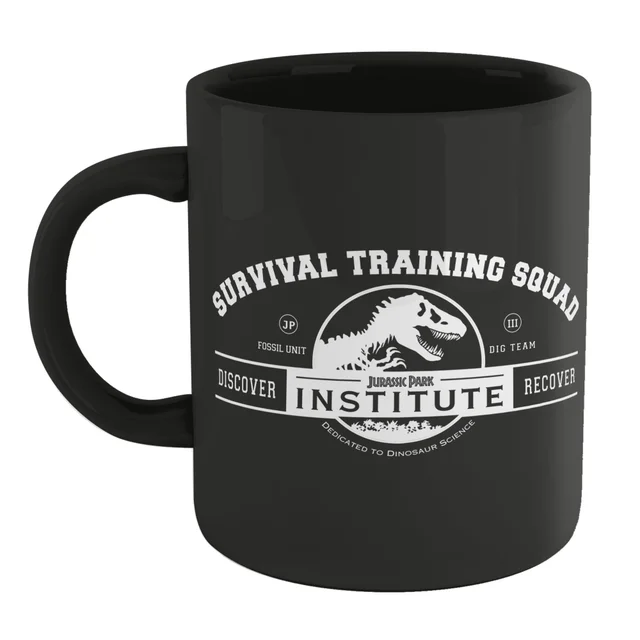 Jurassic Park Survival Training Squad Mug - Black