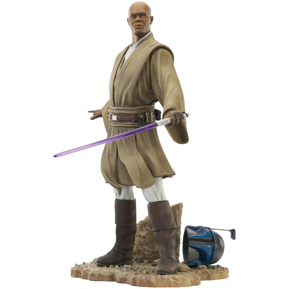 Gentle Giant Star Wars Premier Collection Statue - Mace Windu Image 1
