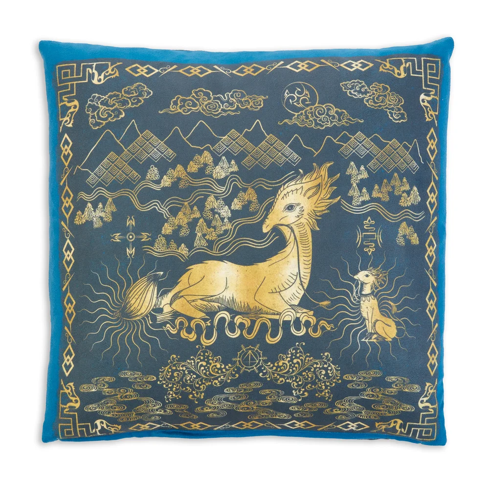 Decorsome x Fantastic Beasts Scenic Creatures Square Cushion - 40x40cm - Soft Touch Image 1