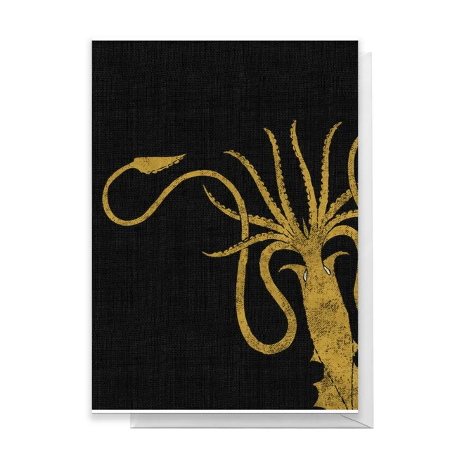 Game of Thrones House Greyjoy Greetings Card