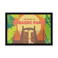 Jurassic Park Gates Entrance Mat - undefined undefined