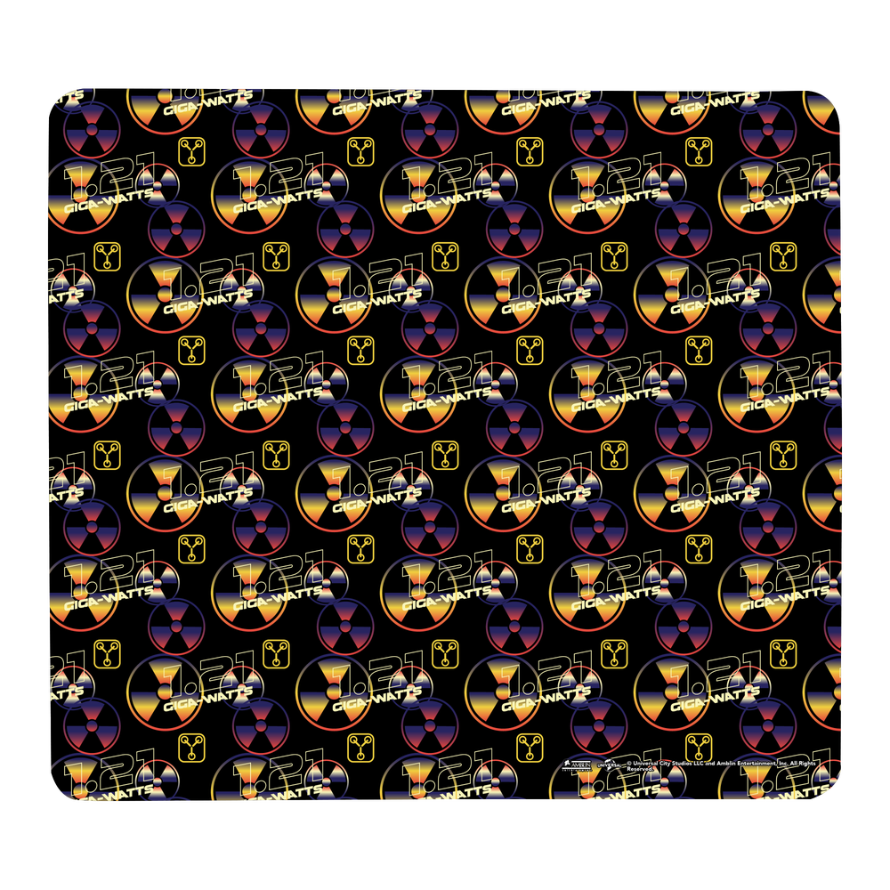 Back To The Future 1.21 Gigawatts Gaming Mouse Mat - Small Image 1