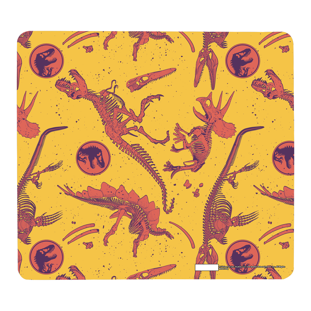 Jurassic Park Fossils Gaming Mouse Mat - Small Image 1