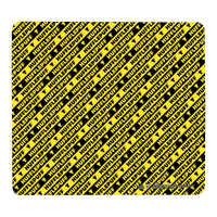 Harry Potter Hufflepuff Pattern Gaming Mouse Mat