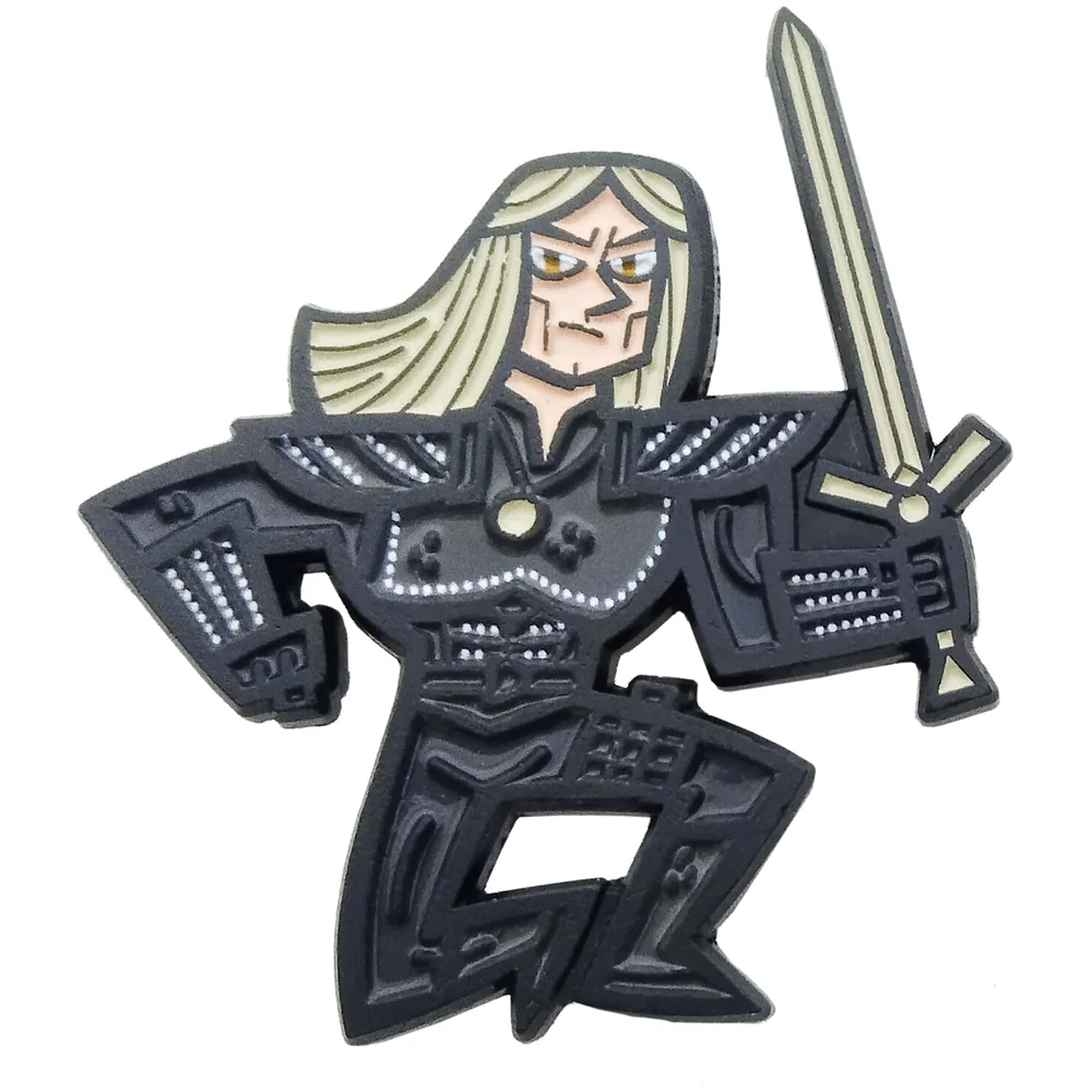 DUST! The Witcher - Geralt Enamel Pin Badge - Limited Edition Exclusive To Zavvi Image 1