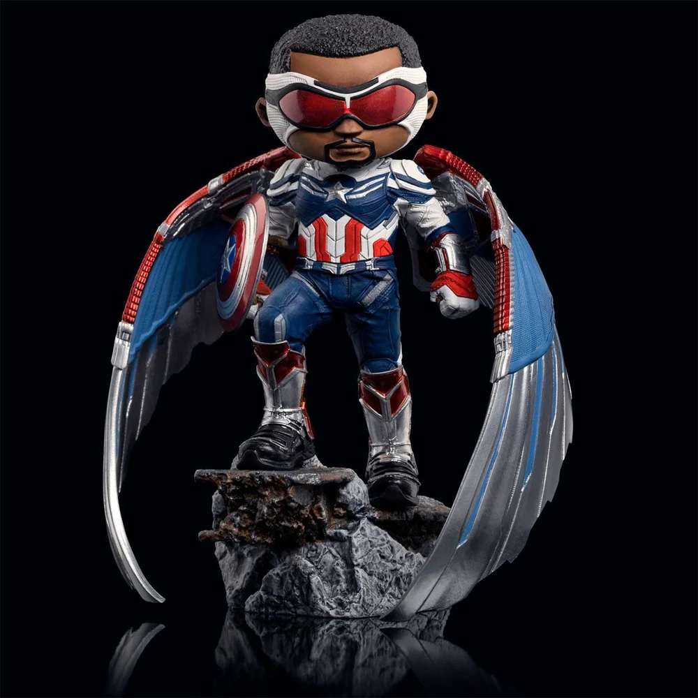 Iron Studios Marvel Comics Captain America Sam Wilson Mini Co Figure Image 1