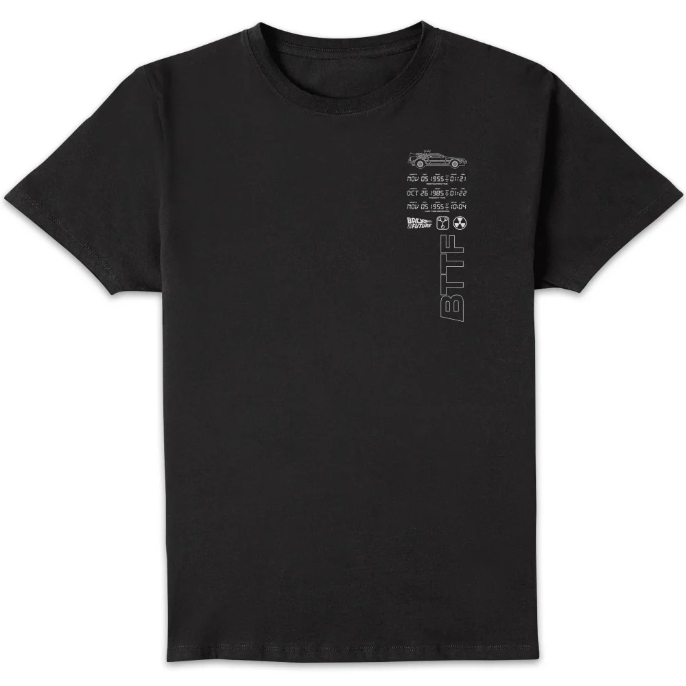 Back To The Future 88MPH Men's T-Shirt - Black - S Image 1
