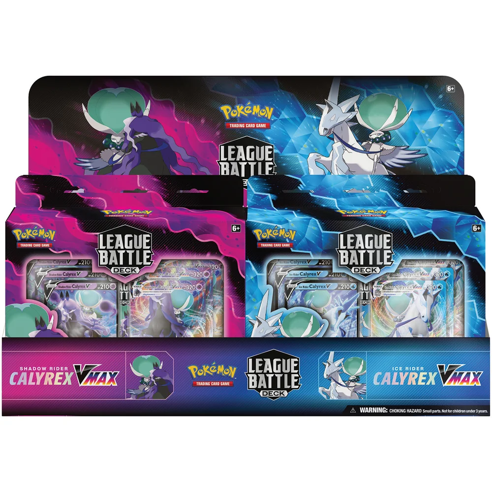 Pokémon TCG: League Battle Deck - Shadow Rider Calyrex VMAX and Ice Rider Calyrex VMAX Image 1