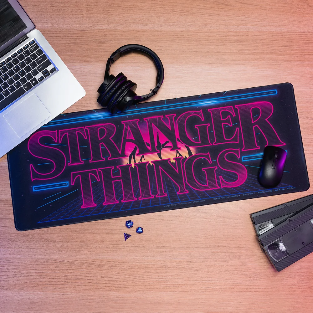 Stranger Things Arcade Logo Desk Mat Image 1