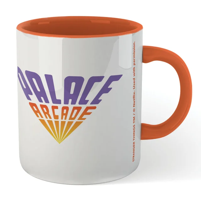 Stranger Things Palace Arcade Mug - Orange