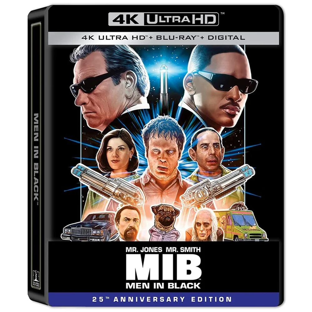 Men In Black: 25th Anniversary Edition - 4K Ultra HD Steelbook (Includes Blu-ray) (US Import) Image 1