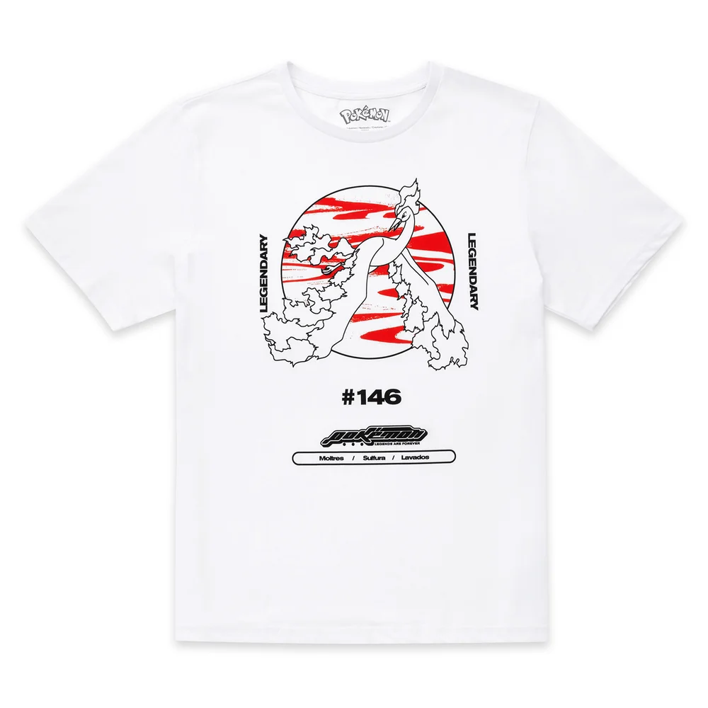 Pokémon Moltres Legendary Women's T-Shirt - White - XS Image 1