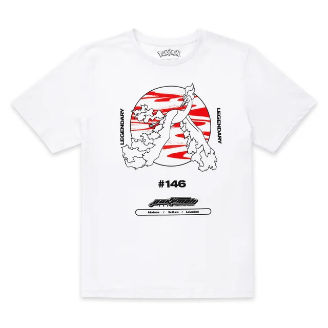Pokémon Moltres Legendary Women's T-Shirt - White