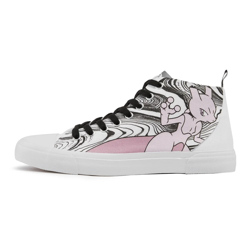 Pokémon Mewtwo Legendary High Top - White - UK 3 / EU 35.5 / US Men's 3.5 / Women's 5 Image 1