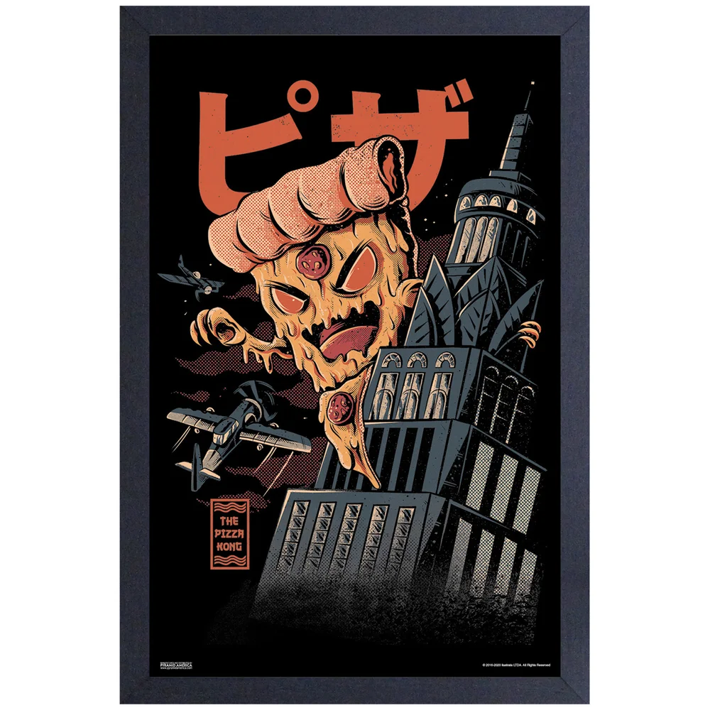 Illustrata The Pizza Kong Framed Art Print Image 1