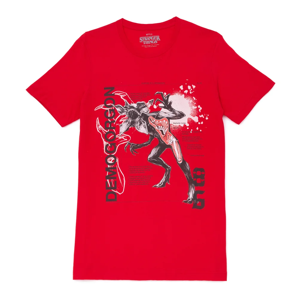 Stranger Things Demogorgon Unisex T-Shirt - Red - S Image 1