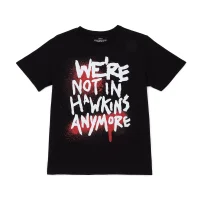 Stranger Things Not In Hawkins Unisex T-Shirt - Black - undefined undefined