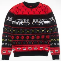Back to the Future 1.21 Jinglewatts Knitted Christmas Jumper
