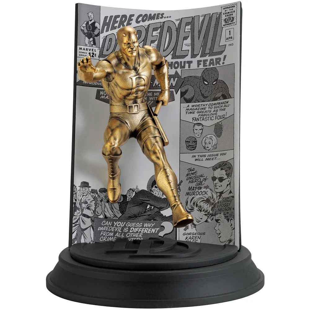 Royal Selangor Limited Edition Marvel Daredevil #1 Gilt Figurine (200 Pieces Worldwide) Image 1