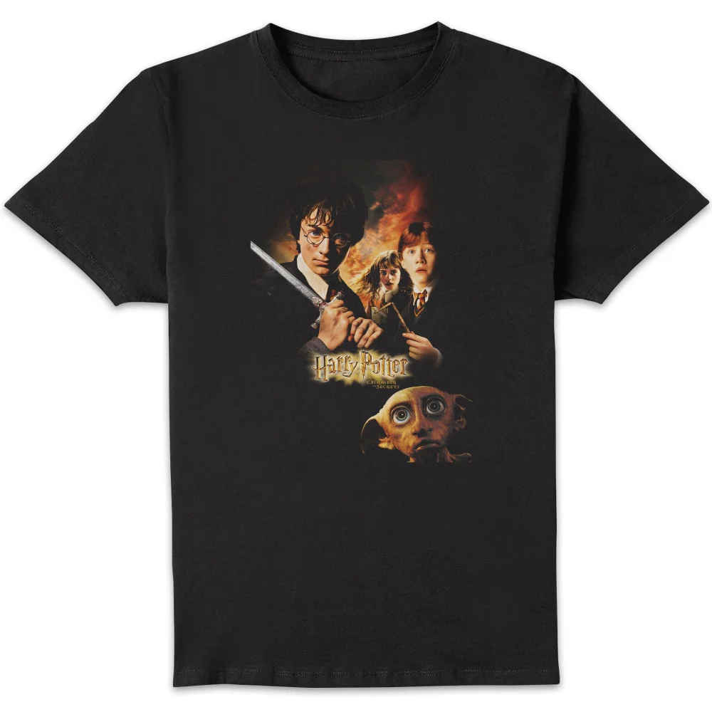 Harry Potter Chamber Of Secrets Unisex T-Shirt - Black - S Image 1
