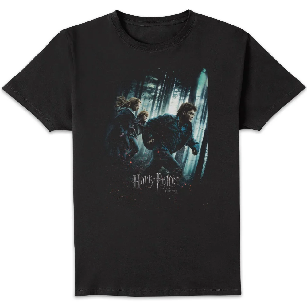 Harry Potter Deathly Hallows Part 1 Unisex T-Shirt - Black - S Image 1