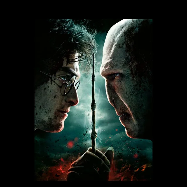 Harry Potter Deathly Hallows - Part 2 Unisex T-Shirt - Black