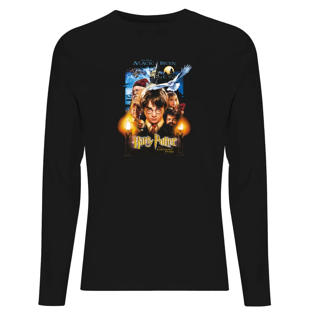 Harry Potter The Sorcerer's Stone Unisex Long Sleeve T-Shirt - Black - S Image 1