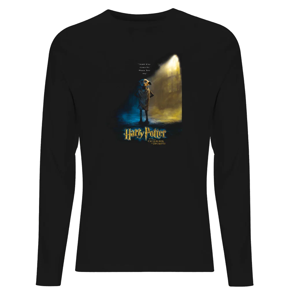Harry Potter Chamber Of Secrets - Dobby Unisex Long Sleeve T-Shirt - Black - XS Image 1