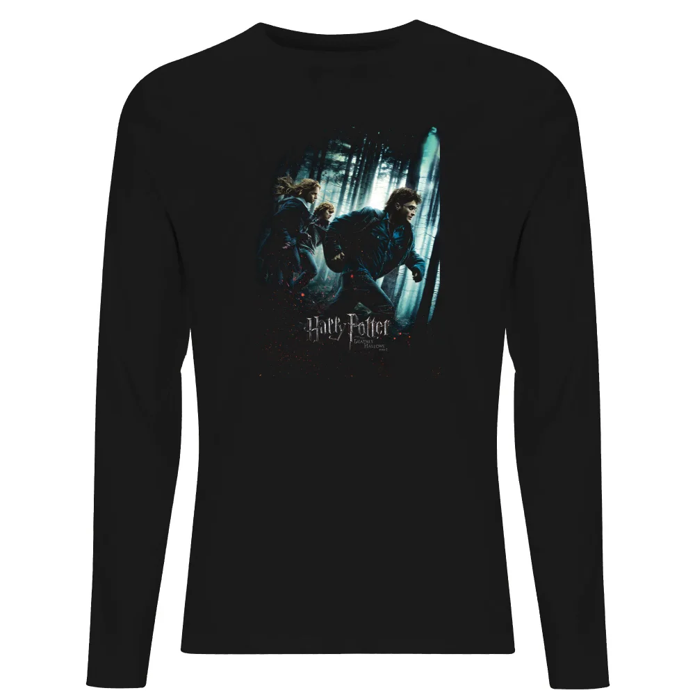 Harry Potter Deathly Hallows Part 1 Unisex Long Sleeve T-Shirt - Black - XS Image 1