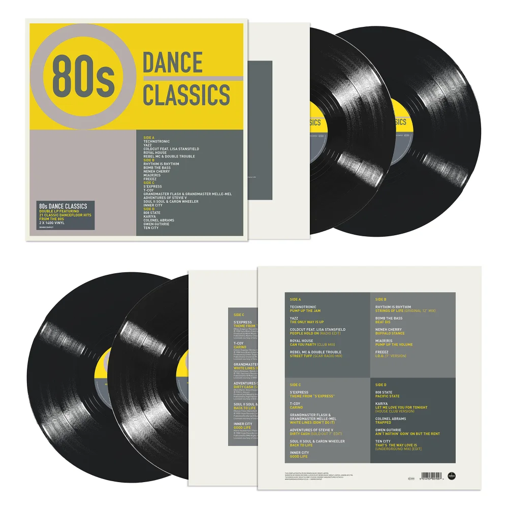 Various Artists - 80s Dance Classics (140g Black Vinyl) Image 1