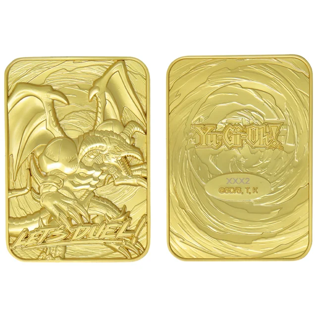 Fanattik Yu-Gi-Oh! Limited Edition 24K Gold Plated Collectible - B. Skull Dragon