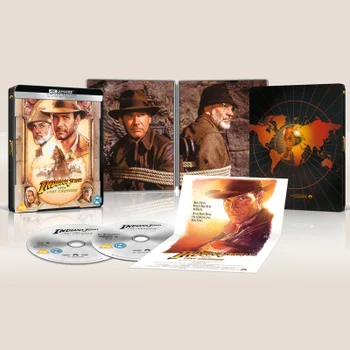 Indiana Jones And The Last Crusade 4K Ultra HD Steelbook (Includes Blu-ray)