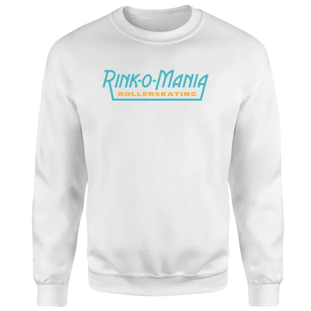 Stranger Things Rollerskating Sweatshirt - White