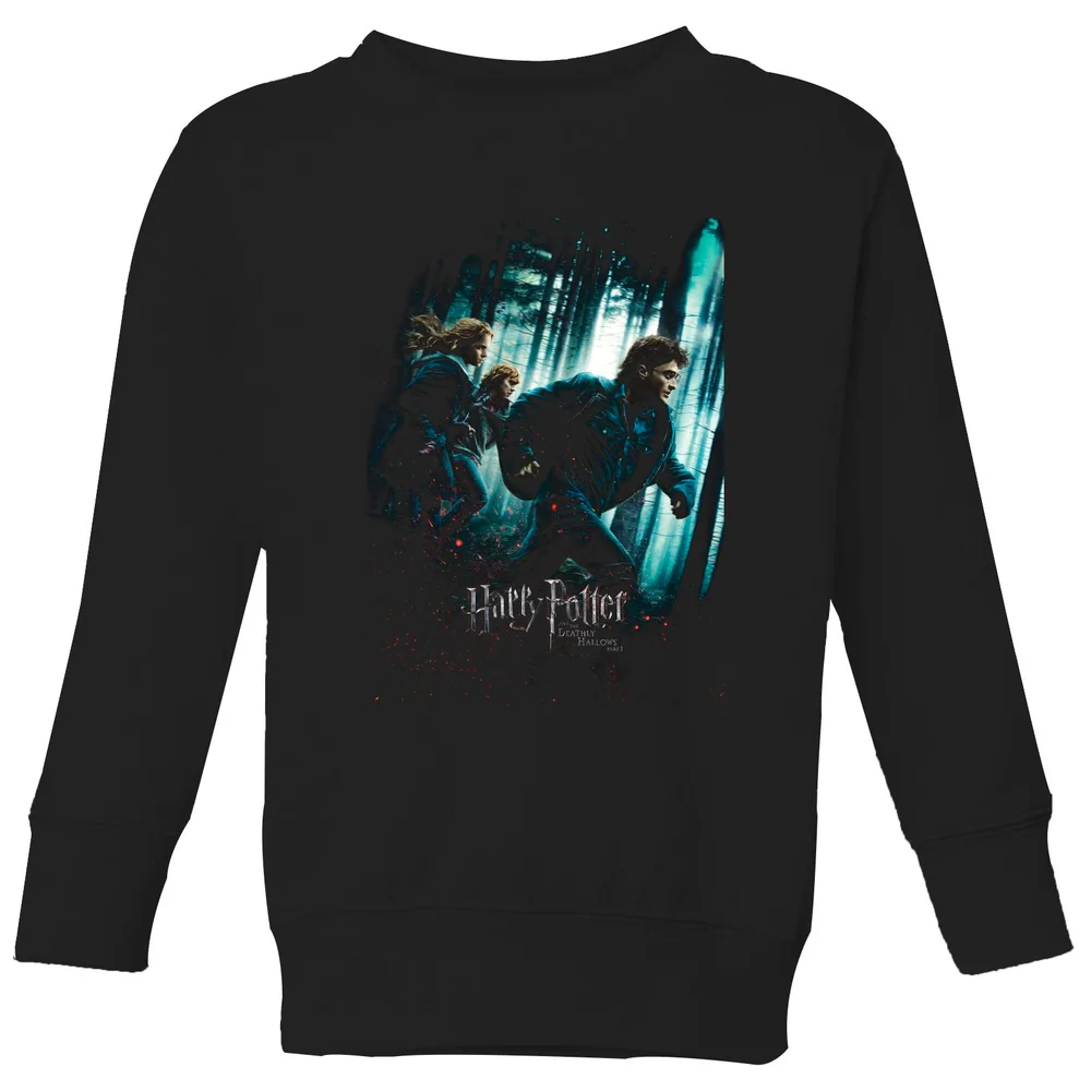 Harry Potter Deathly Hallows Part 1 Kids' Sweatshirt - Black - 3-4 Years Image 1