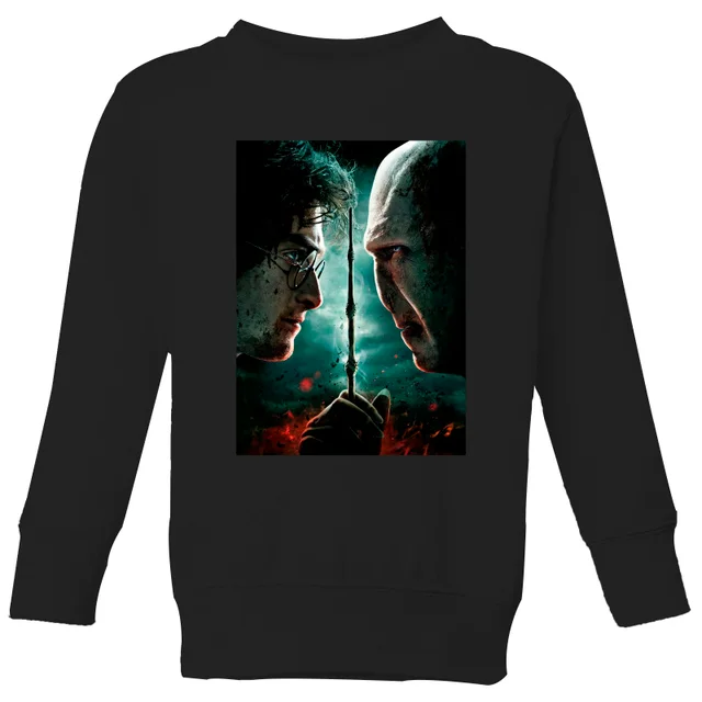 Harry Potter Deathly Hallows - Part 2 Kids' Sweatshirt - Black
